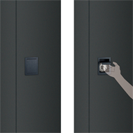 Flush Door Handle - 78×60mm - Stainless